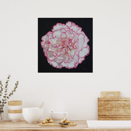 Poster des fleurs de conation (Cuisine)