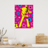 Poster des fleurs de la paix (Cuisine)