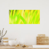 Poster des fleurs de printemps jaunes (Cuisine)