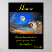 Poster Des fleurs d'honneur dans la nature sauvage et fée (Devant)