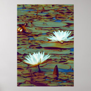 Poster des fleurs Lotus