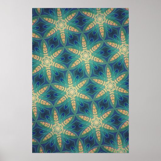 Poster des fleurs rétro #1 (Devant)