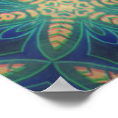 Poster des fleurs rétro #1 (Coin)