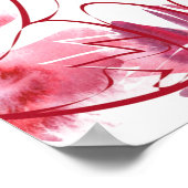 Poster des fleurs rouges (Coin)