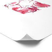 Poster des fleurs rouges (Coin)