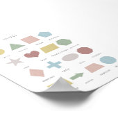 Poster des formes de couleur (Coin)