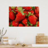 Poster des fraises (Cuisine)