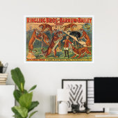 Poster des Frères Barnum et Bailey Tigers (Bureau à domicile)
