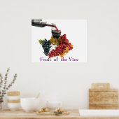 Poster Des Fruits De La Vigne (Cuisine)