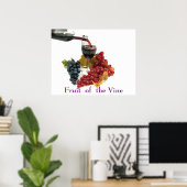 Poster Des Fruits De La Vigne (Bureau à domicile)