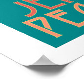 Poster des fruits Jersey horizontal (Coin)