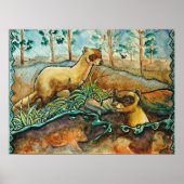 Poster des furets à pied noir (Devant)