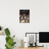 Poster Des gamins de l'âge de pierre qui jouent. (Bureau à domicile)