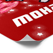 Poster des garçons de l'espace de la fusée rouge (Coin)