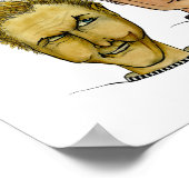 Poster Des gars amusants aux visages stupides (Coin)