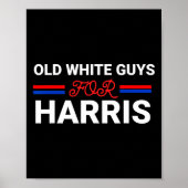 Poster Des Gars Blancs Pour Harris Kamala (Devant)