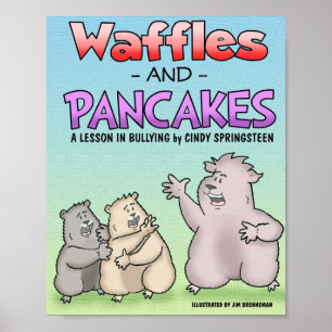 Poster des gaufres et des crêpes