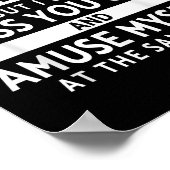 Poster Des gens amusants disent que je ne peux pas multit (Coin)