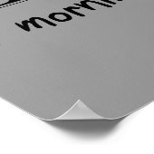 Poster des gens du matin (Coin)