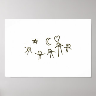 Poster Des gens heureux