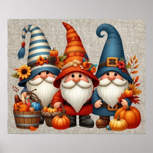 Poster des Gnomes d'automne (Devant)