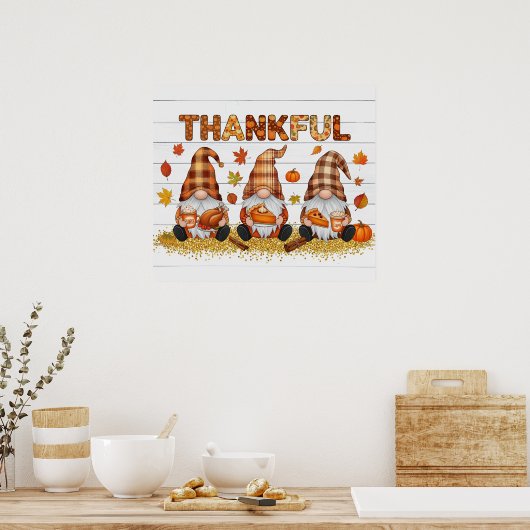 Poster des Gnomes de Thanksgiving (Cuisine)