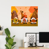 Poster des Gnomes de Thanksgiving (Bureau à domicile)