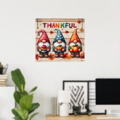 Poster des Gnomes de Thanksgiving (Bureau à domicile)