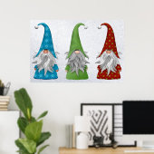 Poster des Gnomes d'hiver (Bureau à domicile)