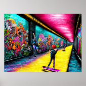 Poster des graffitis en direct (Devant)