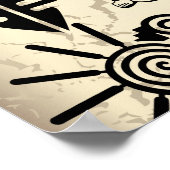 Poster des grands symboles mayas (Coin)