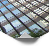 Poster Des gratte-ciels de Chicago vus depuis la rivière (Coin)