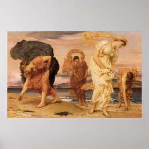 Poster Des Grecs Ramassent Des Galets Par Lord Leighton