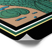 Poster Des grenouilles dansent sur un Lilypad (Coin)