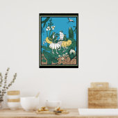 Poster Des grenouilles dansent sur un Lilypad (Cuisine)