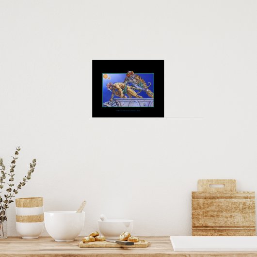 Poster des guerriers de chats (Cuisine)