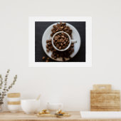 Poster des haricots de café (Cuisine)