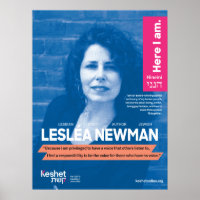 Poster des héros juifs LGBTQ - Leslea Newman