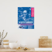 Poster des héros juifs LGBTQ - Sandra Lawson (Cuisine)