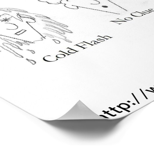 Poster des humeurs ménopause (Coin)