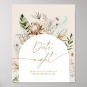 Poster Des idées de la nuit des dattes bohème. Jeu de la  (Devant)