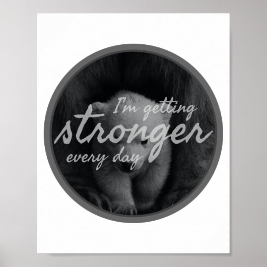 Poster des idées positives sur la vie et l'acceptation de (Devant)