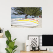 Poster des îles Grand Cayman (Bureau à domicile)
