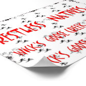 Poster Des indigènes réactifs à la pizza de Wick Avril 20 (Coin)