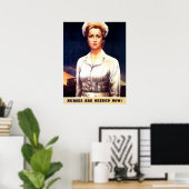 Poster Des infirmières sont nécessaires maintenant, patri (Bureau à domicile)
