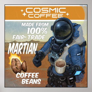 Poster des ingénieurs spatiaux - Café cosmique 2