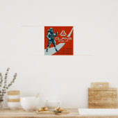 Poster des ingénieurs spatiaux - Clang Kola (Cuisine)