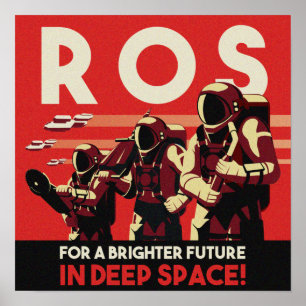 Poster des ingénieurs spatiaux - ROS