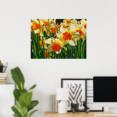 Poster des jonquilles (Bureau à domicile)