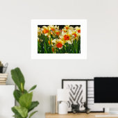 Poster des jonquilles (Bureau à domicile)